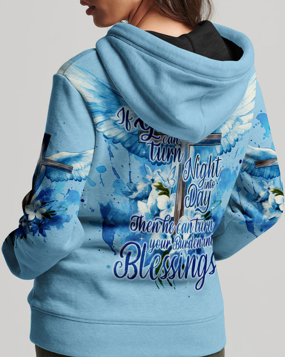 Turn Burden Into Blessings Women's All Over Print Shirt - Ty0709233, easychoo.com