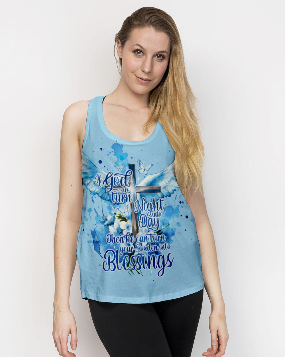 Turn Burden Into Blessings Women's All Over Print Shirt - Ty0709233, easychoo.com