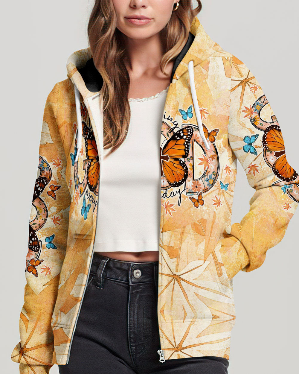 Choosing God Everyday Butterfly Women's All Over Print Shirt - Tlno1307234, easychoo.com