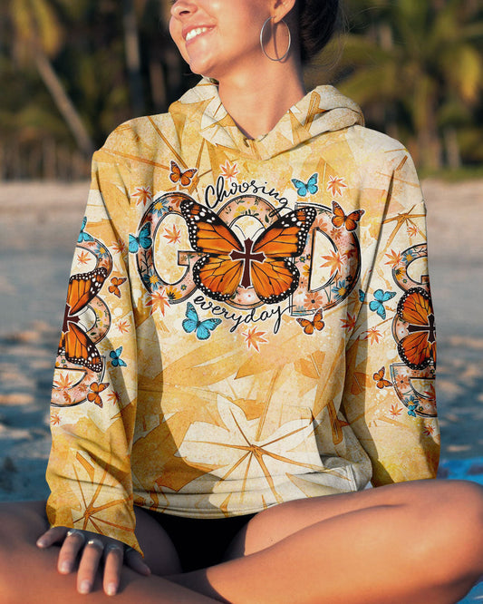 Choosing God Everyday Butterfly Women's All Over Print Shirt - Tlno1307234, easychoo.com