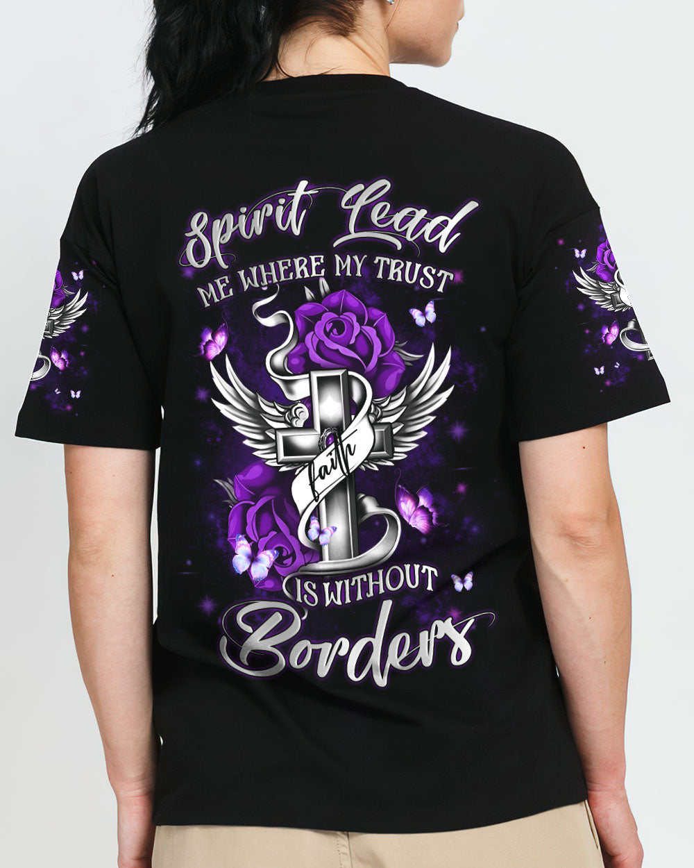 Spirit Lead Me Where My Trust Women's All Over Print Shirt - Yhln2209232, easychoo.com