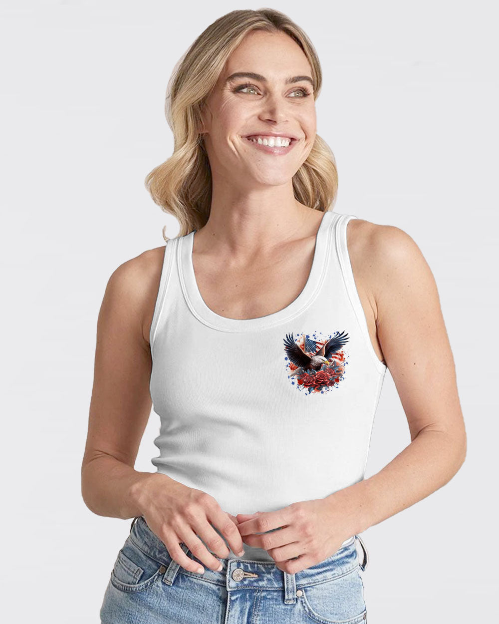 Free In Christ Eagle Women's All Over Print Shirt - Tlnt1807232, easychoo.com