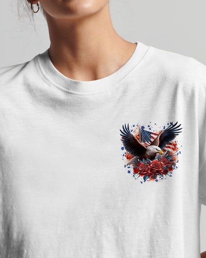 Free In Christ Eagle Women's All Over Print Shirt - Tlnt1807232, easychoo.com