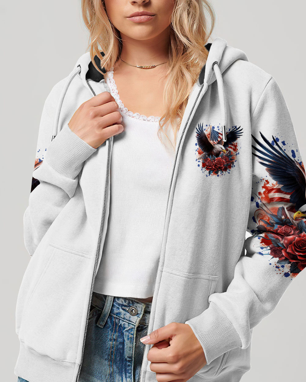 Free In Christ Eagle Women's All Over Print Shirt - Tlnt1807232, easychoo.com