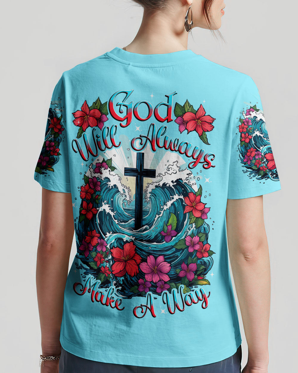 God Will Always Make A Way Women's All Over Print Shirt - Tytd1310231, easychoo.com