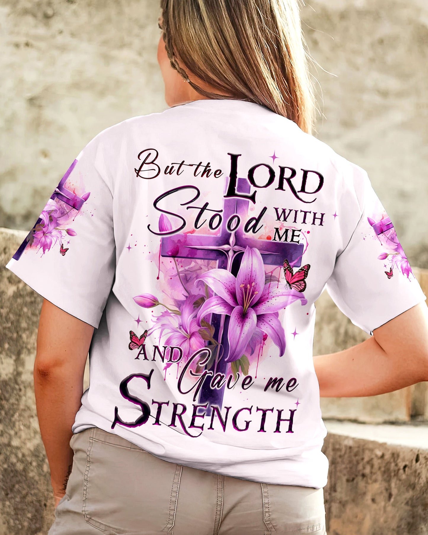 Lord Stood With Me Women's All Over Print Shirt - Tyqy2808231, easychoo.com