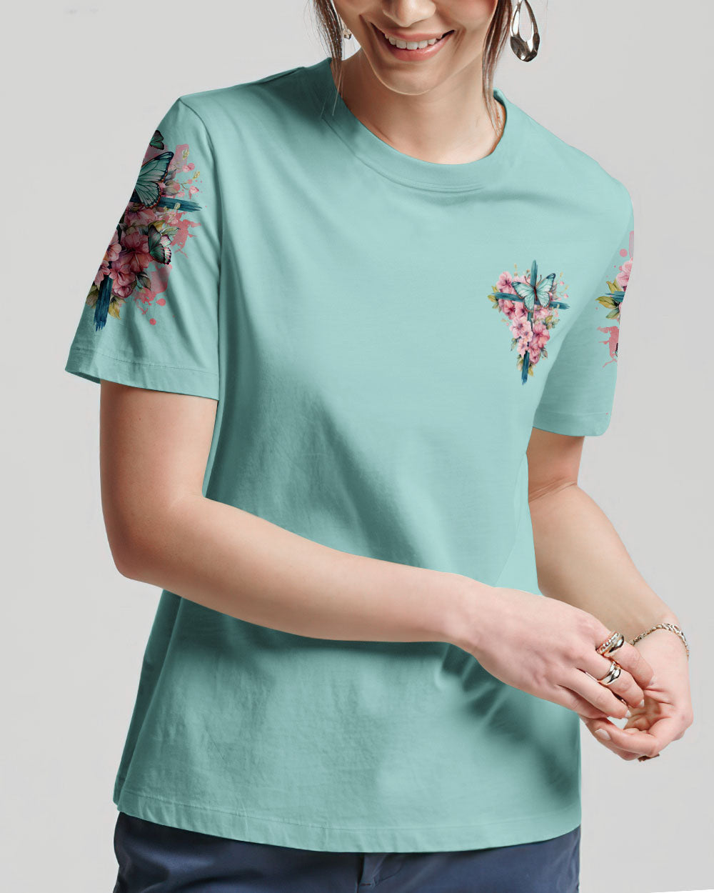 God Is Light Women's All Over Print Shirt - Tlnz0909232, easychoo.com