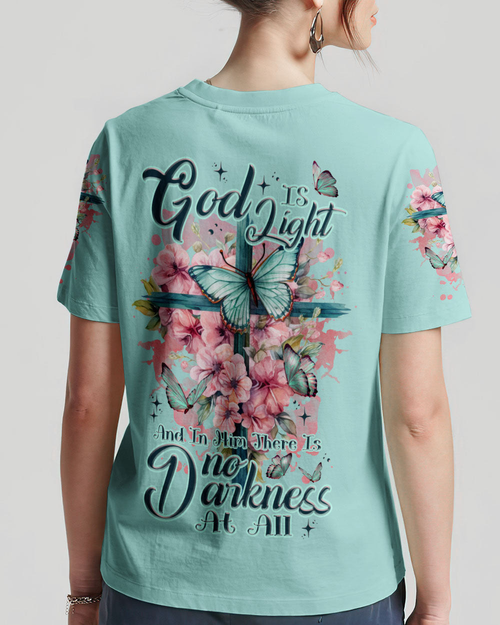 God Is Light Women's All Over Print Shirt - Tlnz0909232, easychoo.com