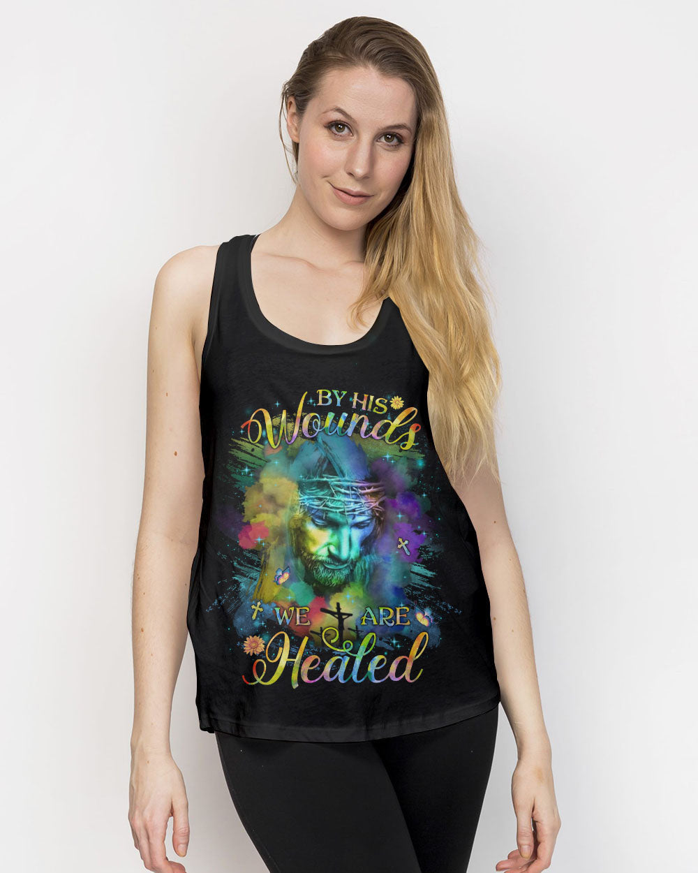 By His Wounds We Are Healed Women's All Over Print Shirt - Yhlh2909233, easychoo.com