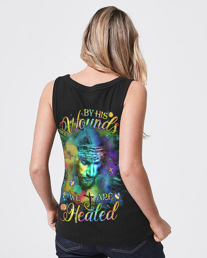By His Wounds We Are Healed Women's All Over Print Shirt - Yhlh2909233, easychoo.com