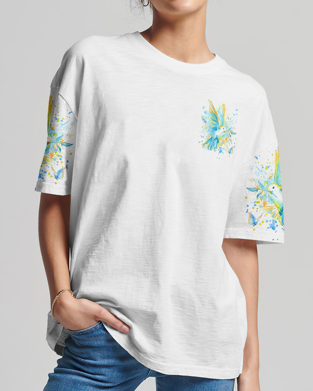 I Choose Faith Over Anxiety Women's All Over Print Shirt - Yhdu1610233, easychoo.com