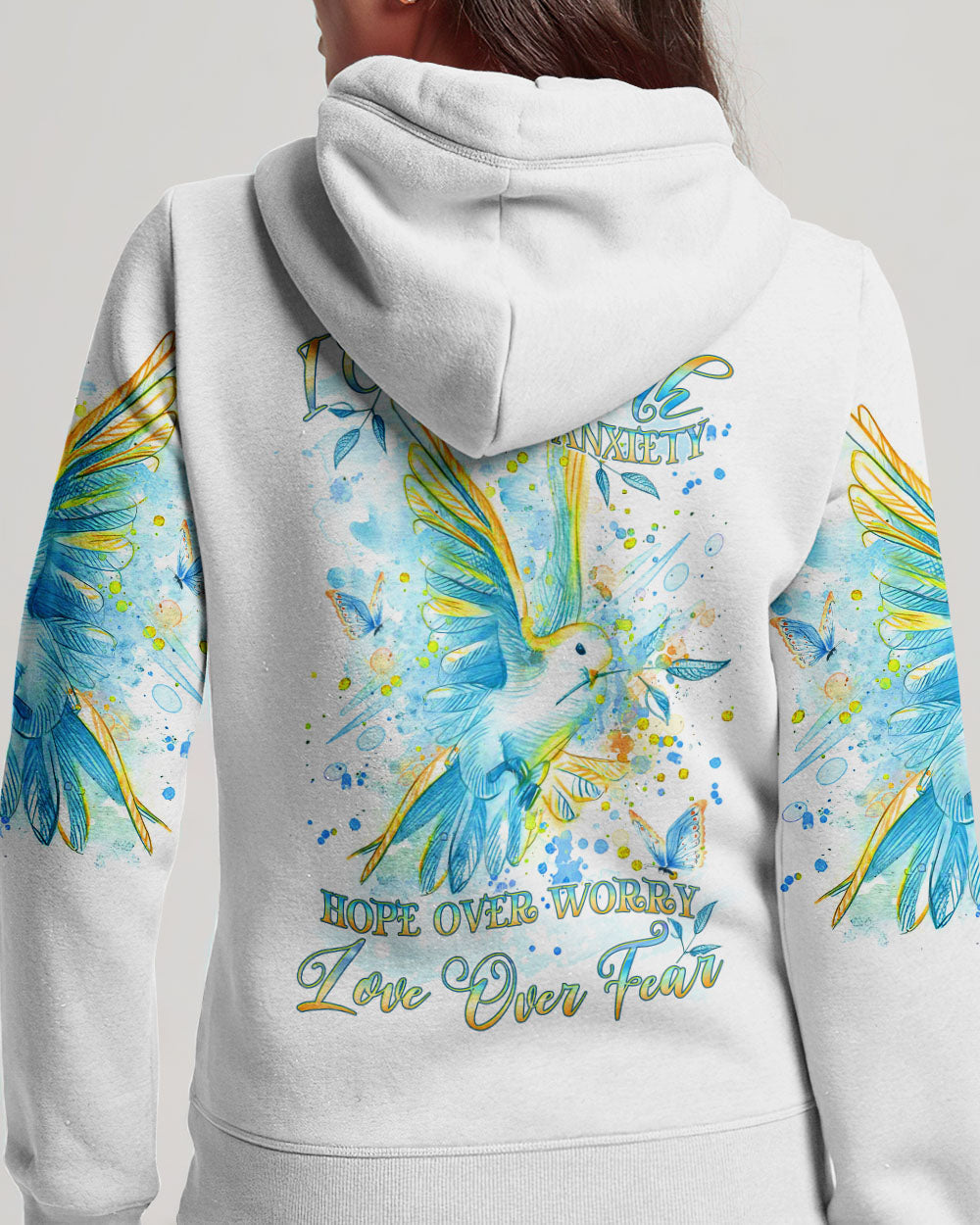 I Choose Faith Over Anxiety Women's All Over Print Shirt - Yhdu1610233, easychoo.com