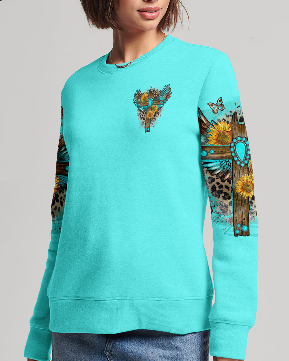 He Will Cover You Women's All Over Print Shirt - Tlno2109232, easychoo.com