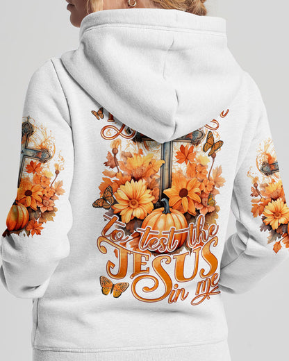 Why Y'all Trying To Test The Jesus In Me Women's All Over Print Shirt - Tytd2007231, easychoo.com