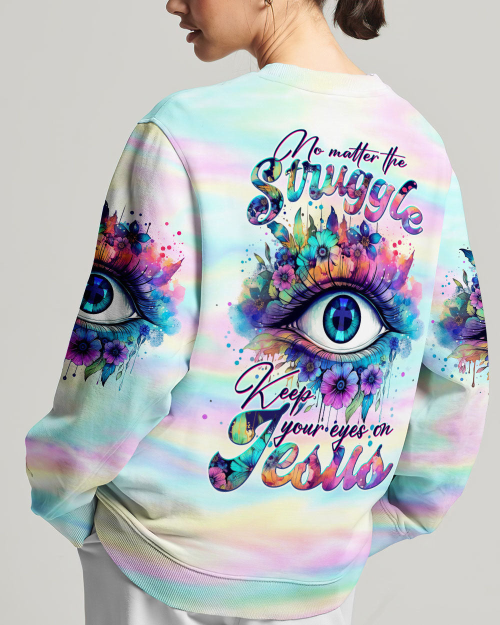 Keep Your Eye On Jesus Women's All Over Print Shirt - Tltw1210233, easychoo.com