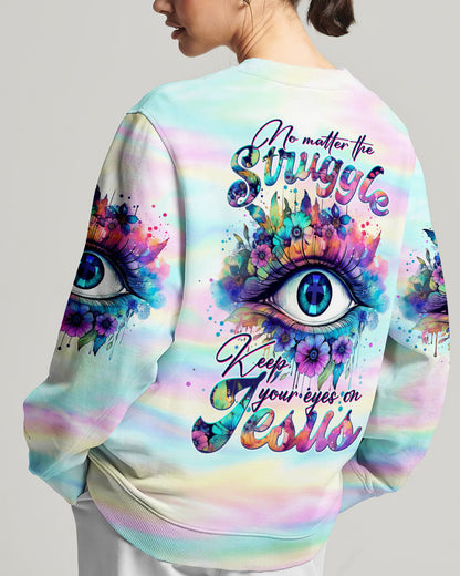 Keep Your Eye On Jesus Women's All Over Print Shirt - Tltw1210233, easychoo.com
