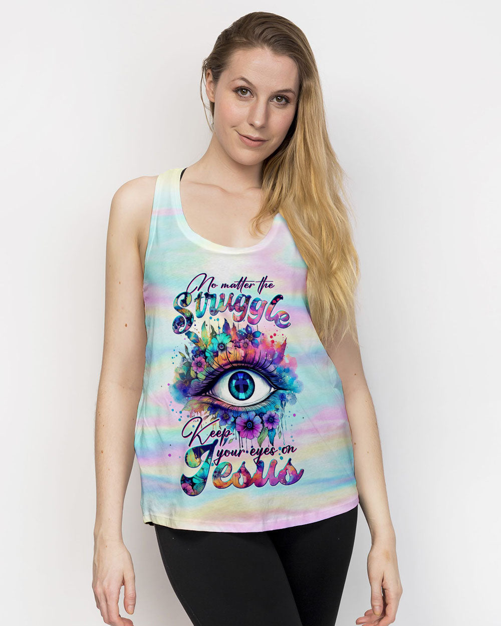 Keep Your Eye On Jesus Women's All Over Print Shirt - Tltw1210233, easychoo.com