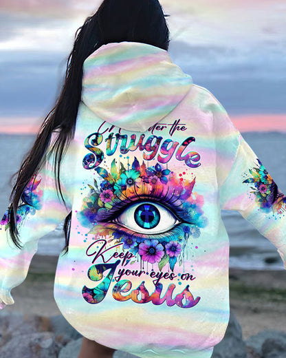 Keep Your Eye On Jesus Women's All Over Print Shirt - Tltw1210233, easychoo.com
