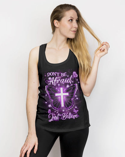 Don't Be Afraid Just Believe Women's All Over Print Shirt - Yhdu1309231, easychoo.com