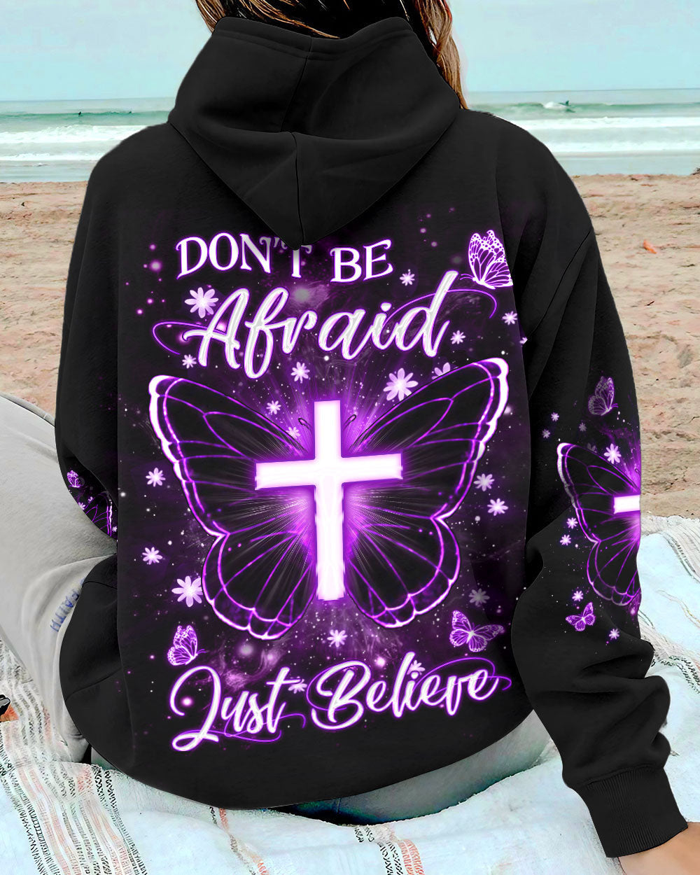 Don't Be Afraid Just Believe Women's All Over Print Shirt - Yhdu1309231, easychoo.com