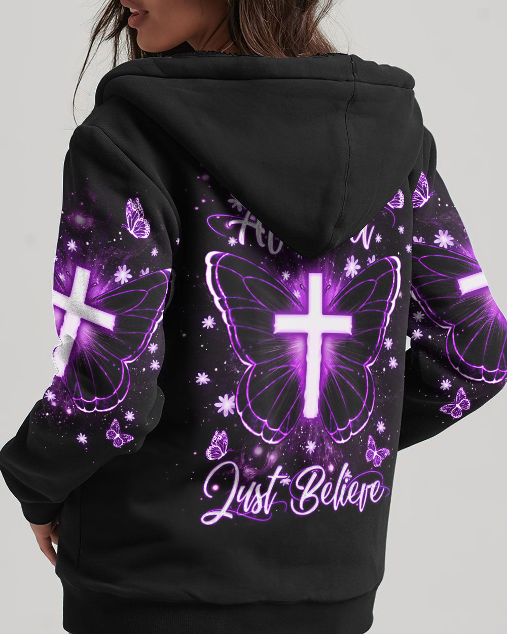 Don't Be Afraid Just Believe Women's All Over Print Shirt - Yhdu1309231, easychoo.com