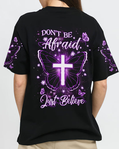 Don't Be Afraid Just Believe Women's All Over Print Shirt - Yhdu1309231, easychoo.com