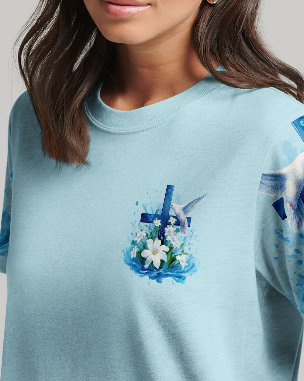 Thankful For God Women's All Over Print Shirt - Ty0609233, easychoo.com