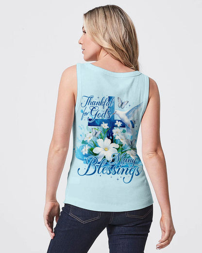 Thankful For God Women's All Over Print Shirt - Ty0609233, easychoo.com