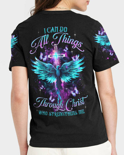 I Can Do All Things Through Christ Women's All Over Print Shirt - Tltr1710235, easychoo.com