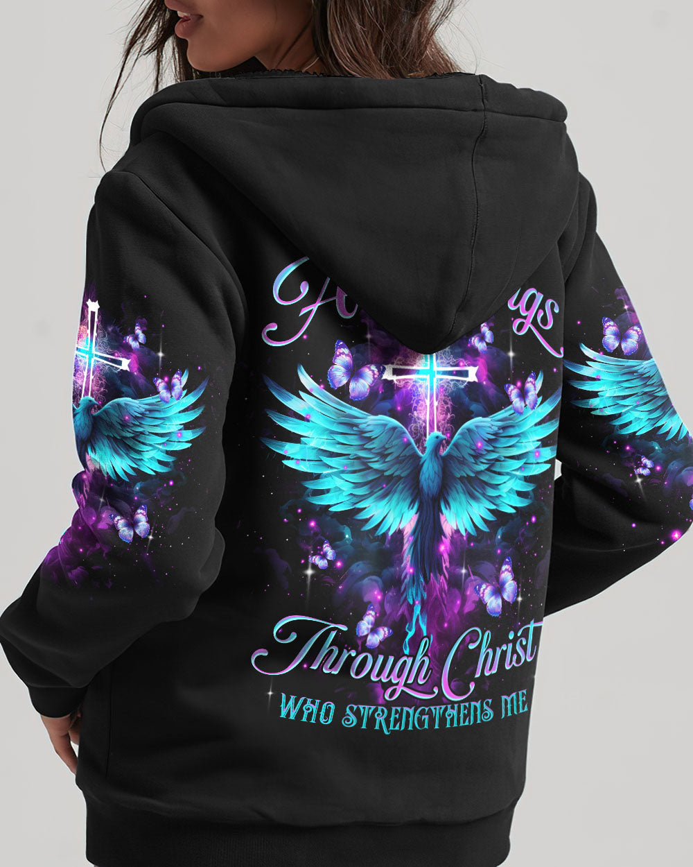 I Can Do All Things Through Christ Women's All Over Print Shirt - Tltr1710235, easychoo.com