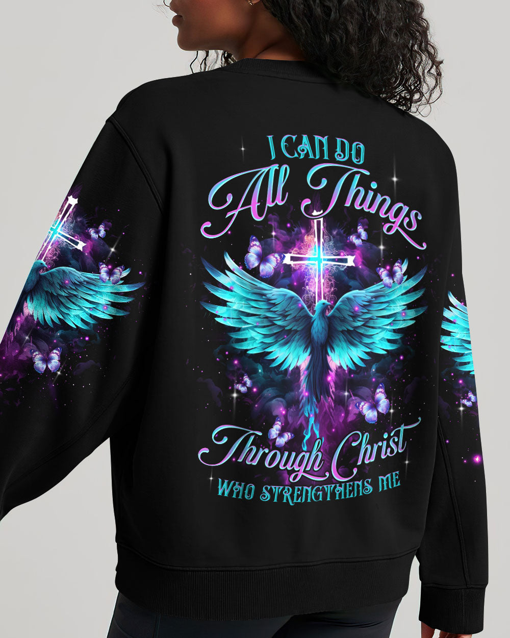 I Can Do All Things Through Christ Women's All Over Print Shirt - Tltr1710235, easychoo.com