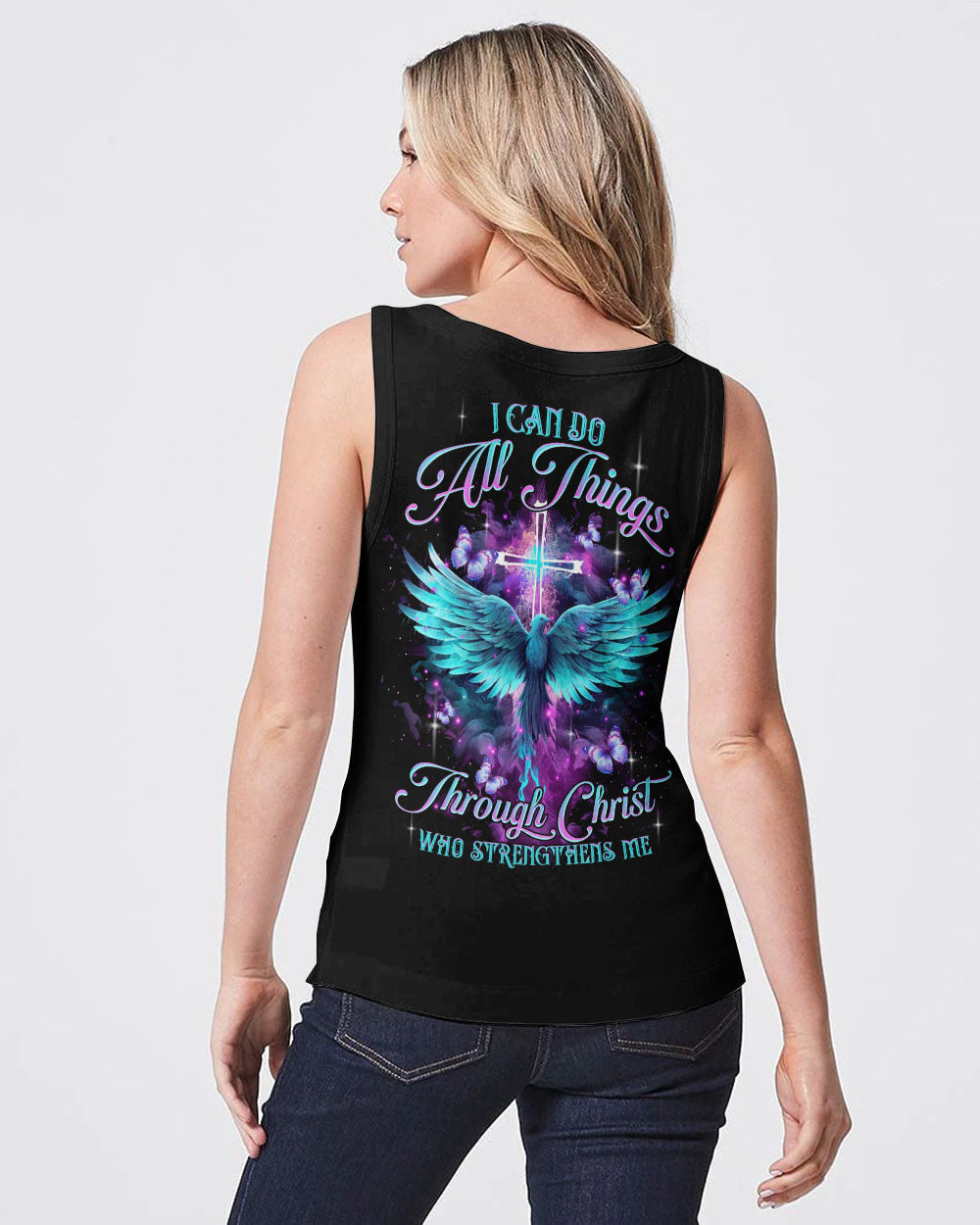 I Can Do All Things Through Christ Women's All Over Print Shirt - Tltr1710235, easychoo.com
