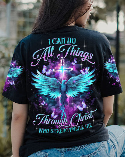 I Can Do All Things Through Christ Women's All Over Print Shirt - Tltr1710235, easychoo.com