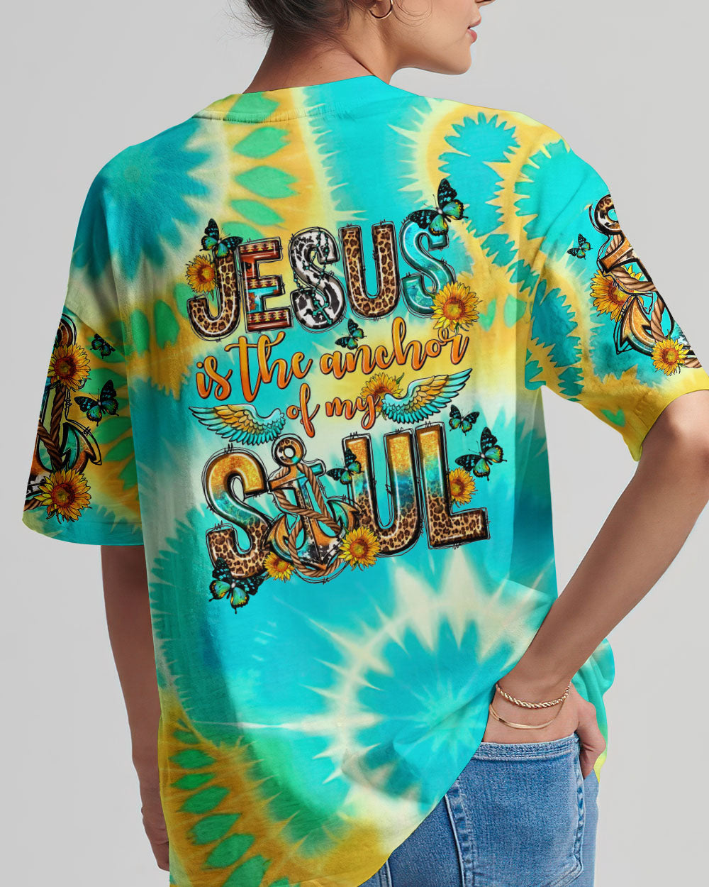 Jesus Is The Anchor Of My Soul Women's All Over Print Shirt - Tltr2909232, easychoo.com