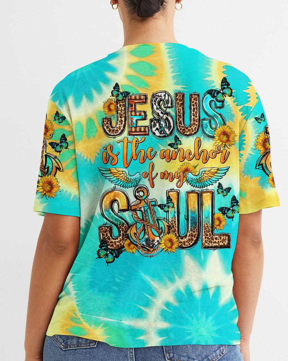 Jesus Is The Anchor Of My Soul Women's All Over Print Shirt - Tltr2909232, easychoo.com