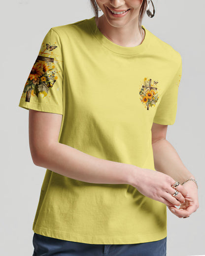 Give God The Glory Sunflower Women's All Over Print Shirt - Tyqy2909231, easychoo.com