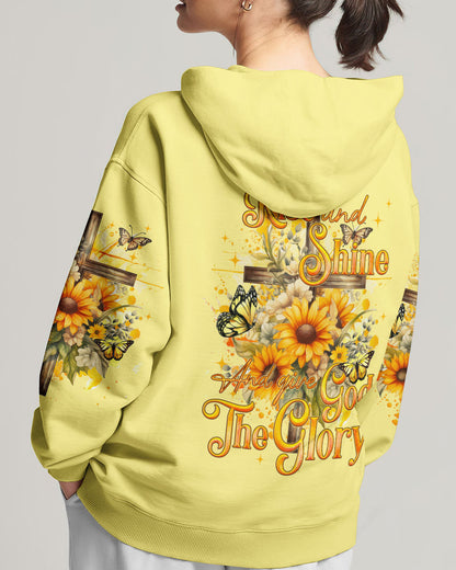 Give God The Glory Sunflower Women's All Over Print Shirt - Tyqy2909231, easychoo.com