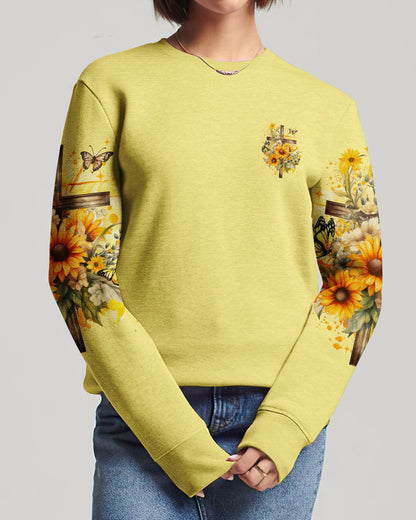 Give God The Glory Sunflower Women's All Over Print Shirt - Tyqy2909231, easychoo.com