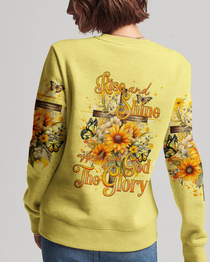 Give God The Glory Sunflower Women's All Over Print Shirt - Tyqy2909231, easychoo.com