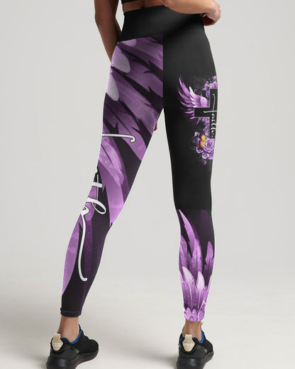 Faith Butterfly Purple Rose Women's All Over Print Shirt - Tltm2406234, easychoo.com