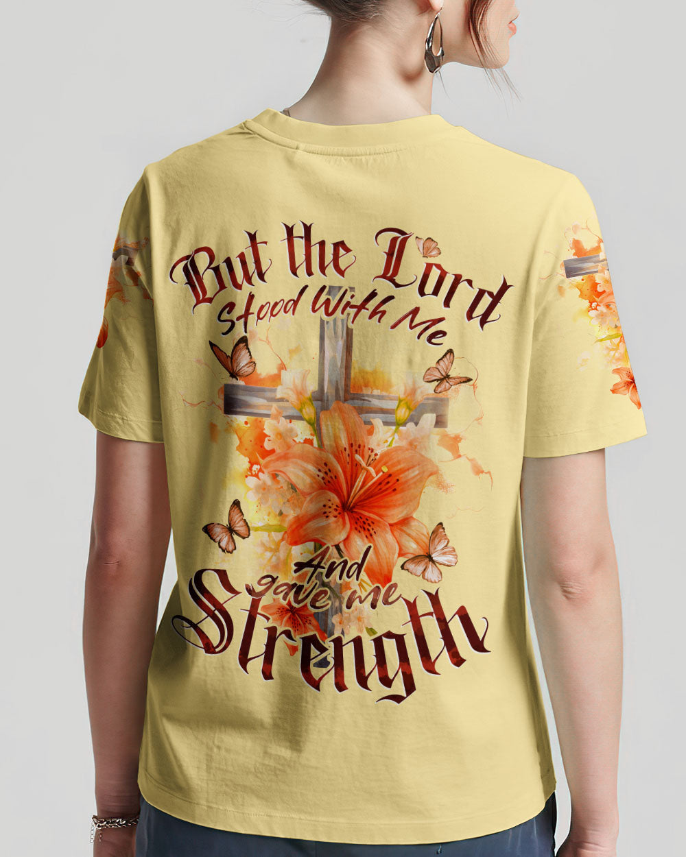 Lord Stood With Me Women's All Over Print Shirt - Tytd2209231, easychoo.com