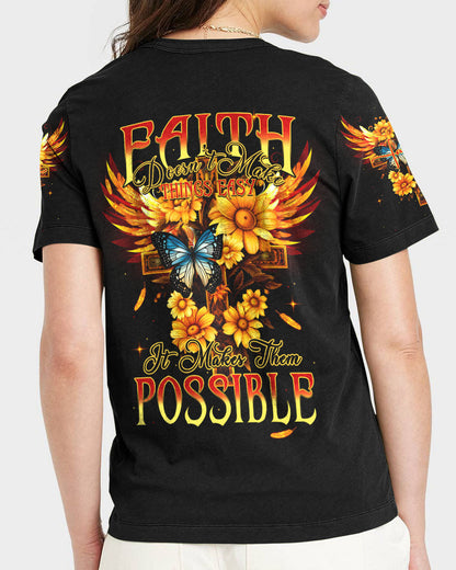 Faith Doesn't Make Things Easy Women's All Over Print - Tytm2706231, easychoo.com