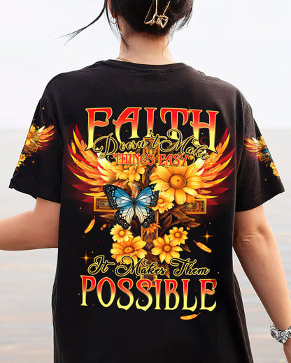 Faith Doesn't Make Things Easy Women's All Over Print - Tytm2706231, easychoo.com