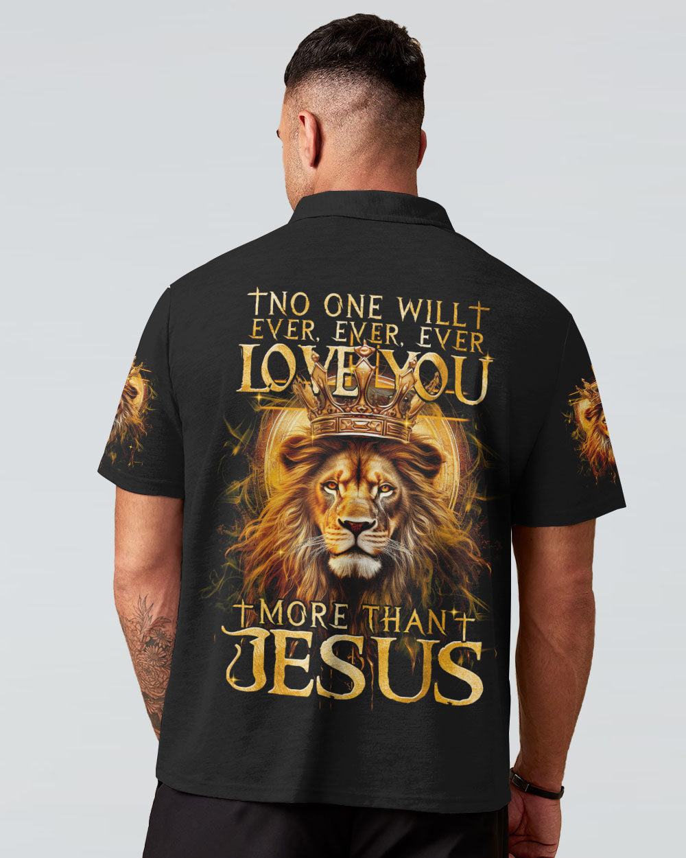 No One Will Ever Love You More Than Jesus Men's All Over Print Shirt - Tytm2806232, easychoo.com
