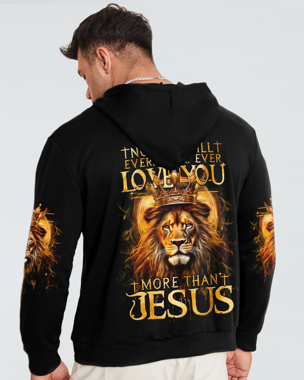 No One Will Ever Love You More Than Jesus Men's All Over Print Shirt - Tytm2806232, easychoo.com
