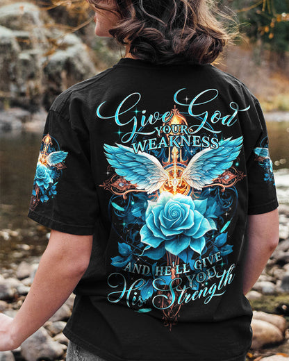 He'll Give You His Strength Women's All Over Print Shirt - Tytm2706234, easychoo.com