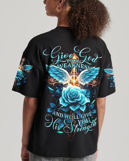 He'll Give You His Strength Women's All Over Print Shirt - Tytm2706234, easychoo.com