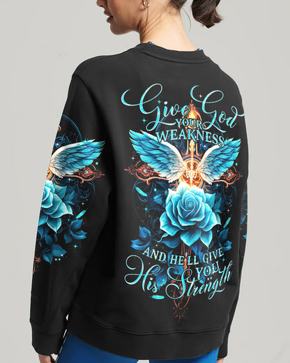 He'll Give You His Strength Women's All Over Print Shirt - Tytm2706234, easychoo.com