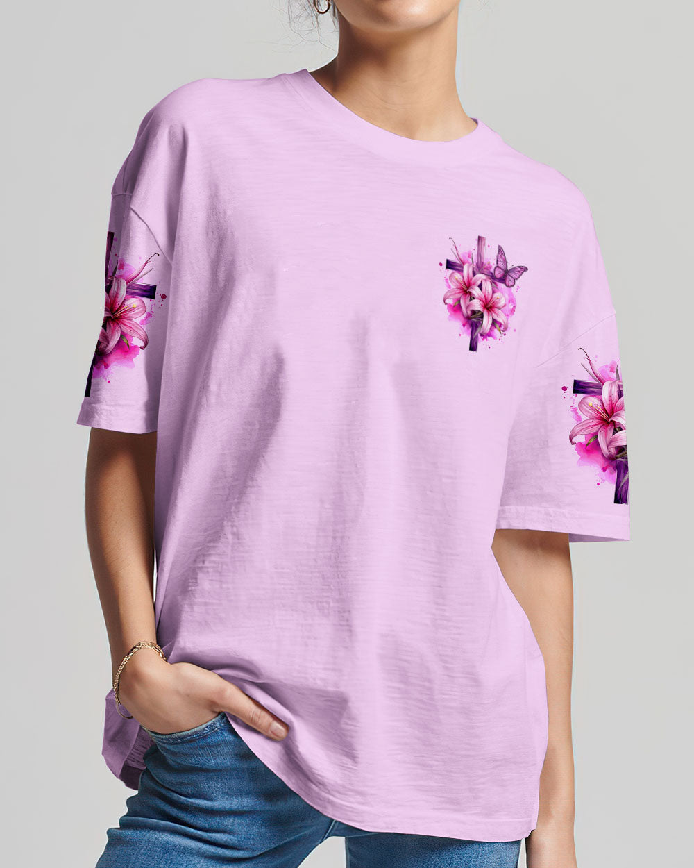 The Lord Is On My Side Women's All Over Print Shirt - Ty2809234, easychoo.com