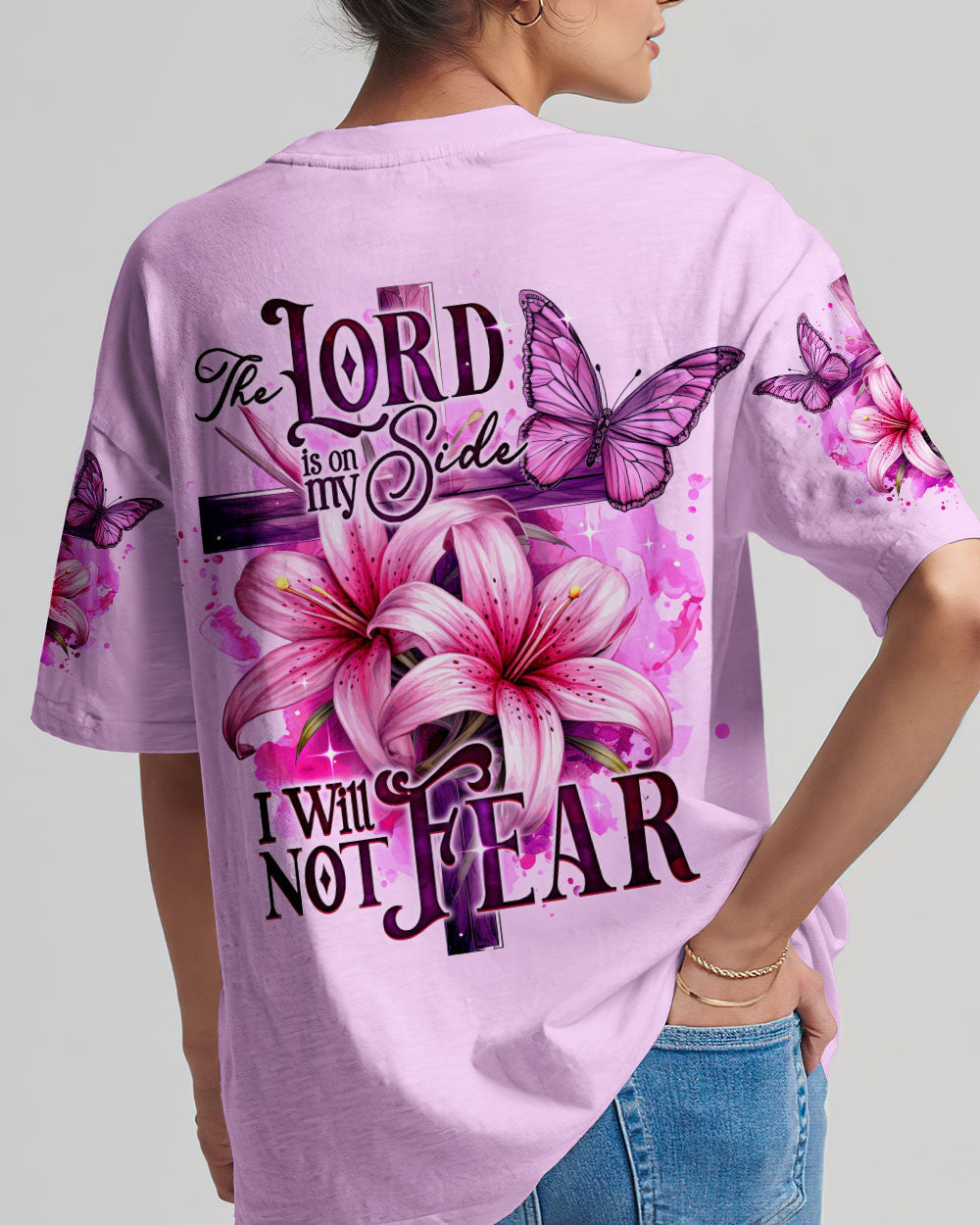 The Lord Is On My Side Women's All Over Print Shirt - Ty2809234, easychoo.com